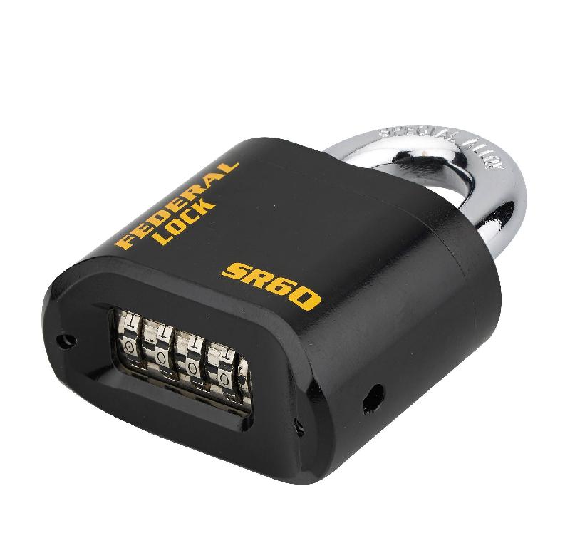 Cadenas SR 60 mm à combinaison modifiable - Federal Lock - anse en acier au molybdène - haute résistance_1