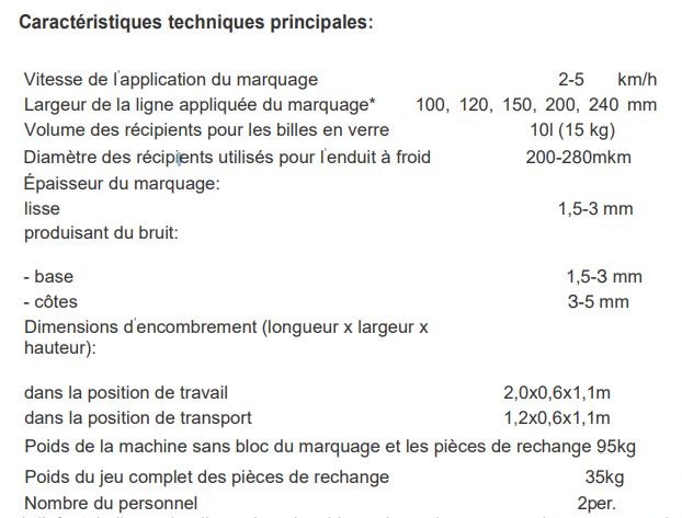 Chmelok ХП - machine de marquage routier manuel - Stim - 35kg - application de marquage à couche épaisse avec enduit à froid_1