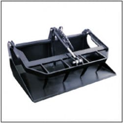 Godet multifonction pour chargeuse - Fond plat avec griffe - Largeurs à partir de 74 cm_1