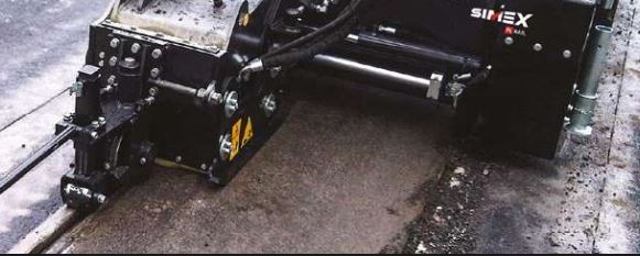 Raboteuse pour chargeuses compactes - PL RAIL - PLI, conçue pour saignées latérales aux rails avec réglages hydrauliques_1