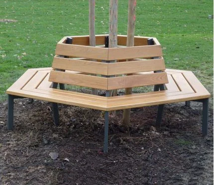 Bancs tour d'arbre SILAOS hexagonal_1