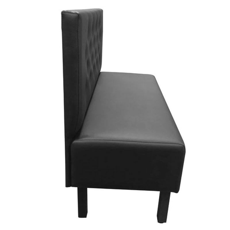 Banquette de restaurant capitonnée Cordoue - NOIR_1