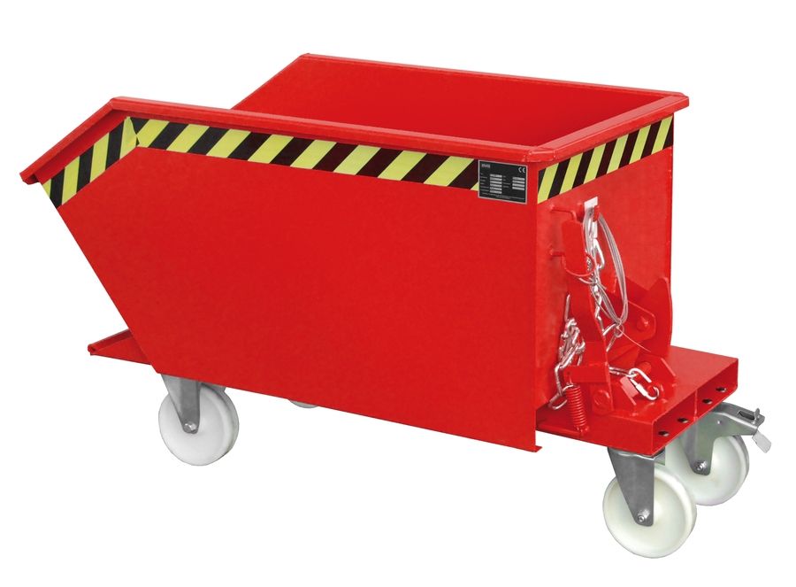 Benne basculante AG_MGU - 300 à 2000 L - Faible hauteur - Acier robuste - Options disponibles_1
