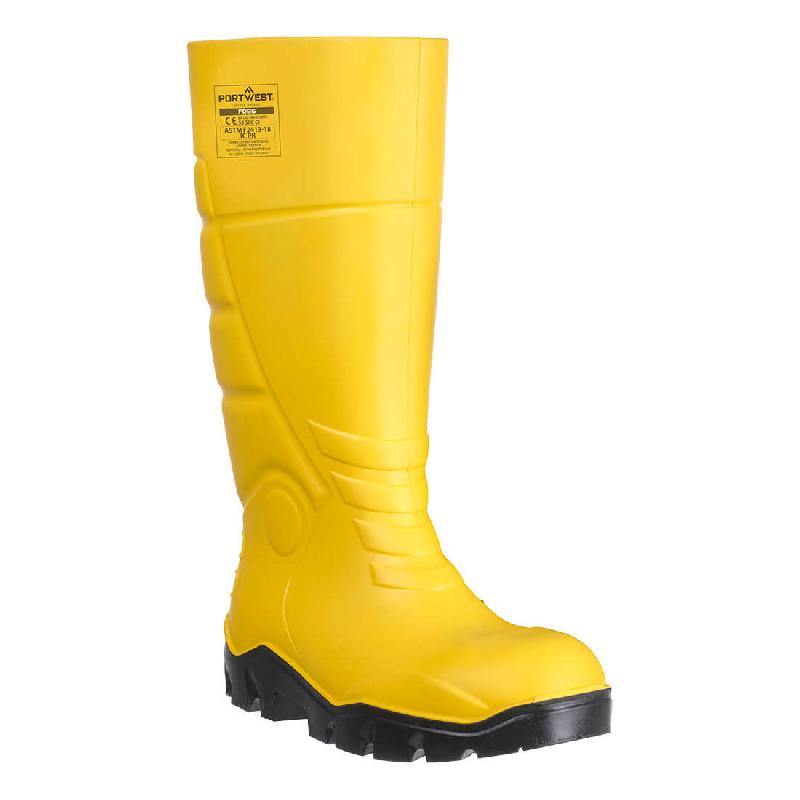 Botte de Sécurité PU S5 CI FO FD95 Vert Portwest - Jaune / 39_1