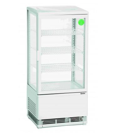 Mini vitrine réfrigérée 78 l, blanche, pour chr, traiteurs, boulangeries, pâtisseries et chocolateries - réf. 700578g bartscher_1