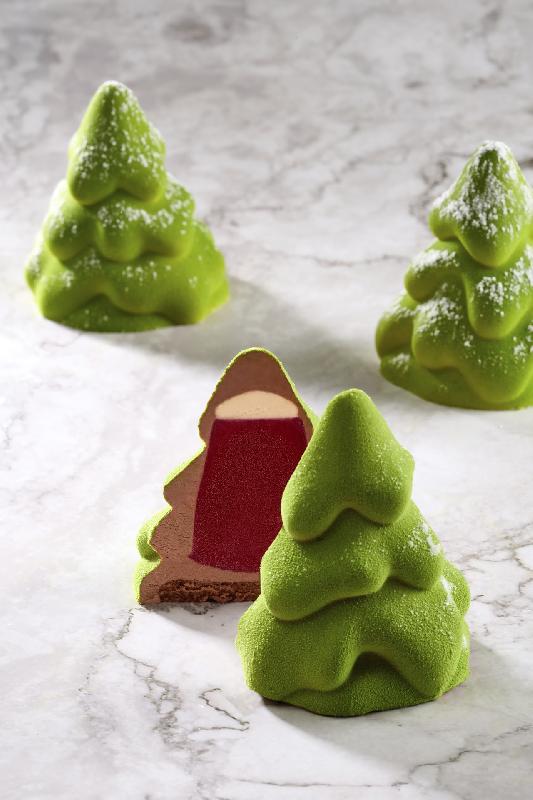 Moule en silicone Pavoflex 400x300 Pavoni - Arbre enneigé (Snow Tree)_1