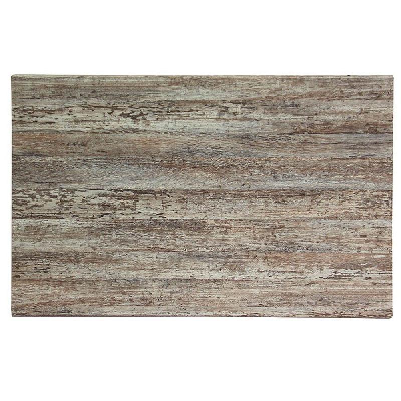 Plateau rectangulaire de table extérieur Werzalit 110x70cm décor montpellier_1