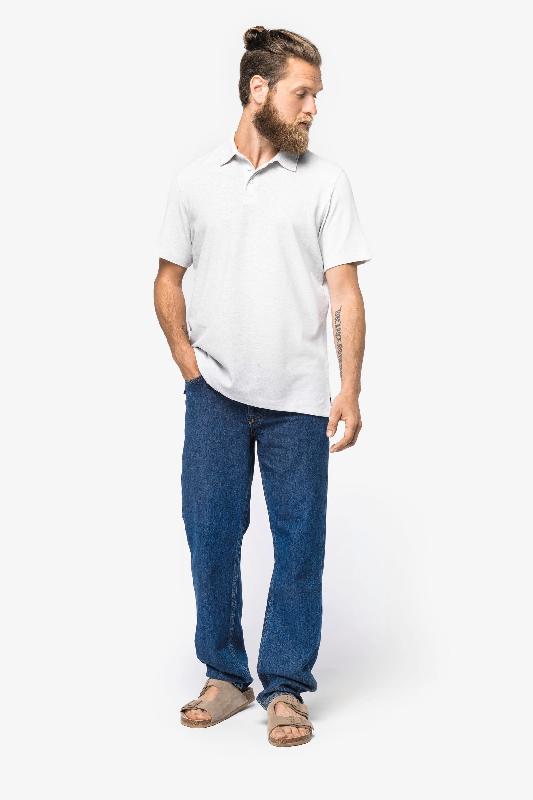 Polo écoresponsable recyclé homme - Native Spirit - Réf: NS210 - 55% coton recyclé - 220g/m²_1