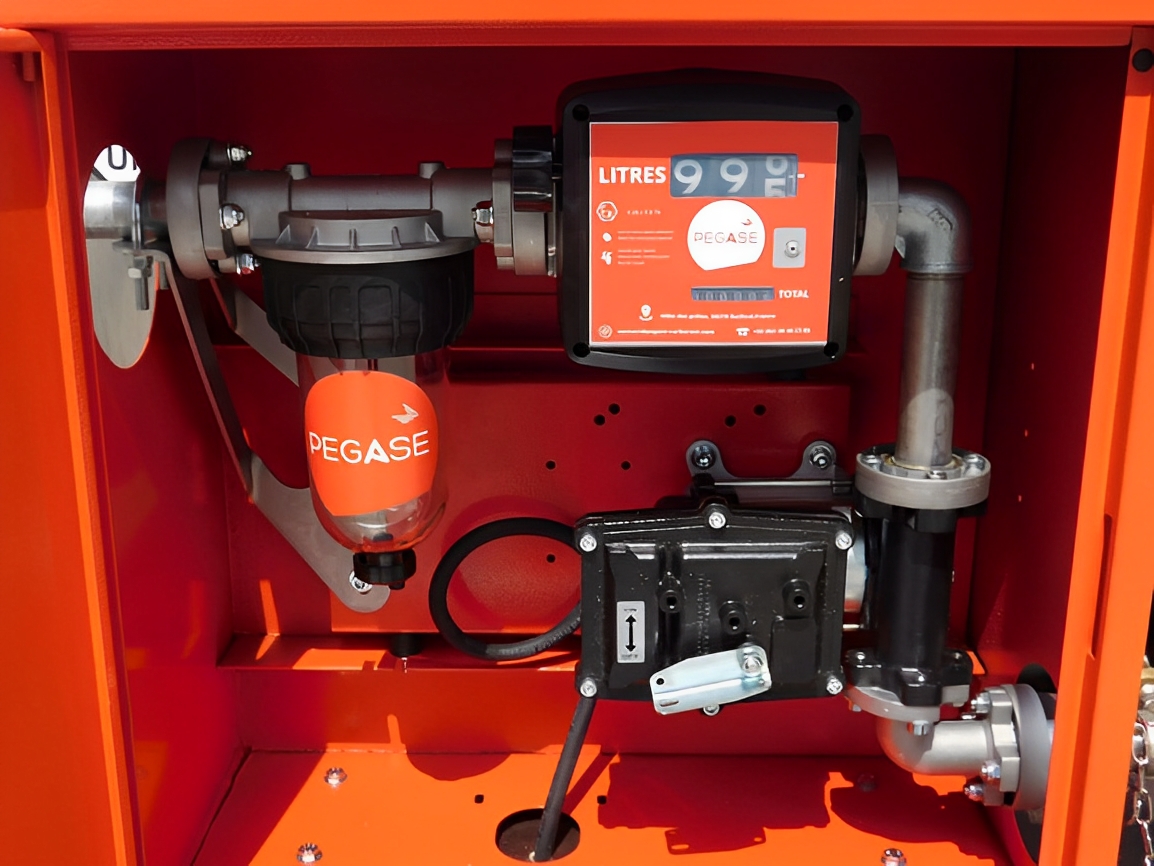 Cuve GNR 450L sur remorque de transport ADR - Citerne mobile diesel gasoil <500L_2