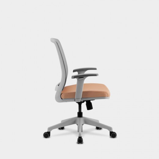 Fauteuil XT23 Résille Corps Gris avec Accoudoirs Ajustables - Référence 6410 FR125_1