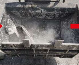 Godet granulométrique pour enrobé - CBA 30 - pour pelles de 18 à 28 tonnes avec tambour cylindrique à dents interchangeables_1