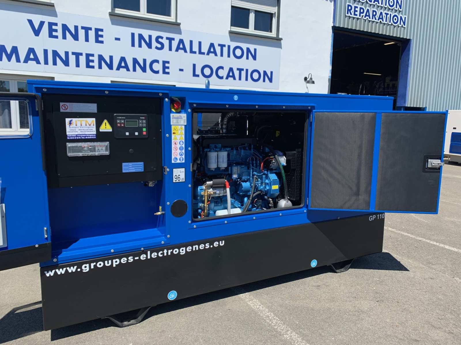 Groupe électrogène d'occasion - BAUDOUIN - 110 KVA_1