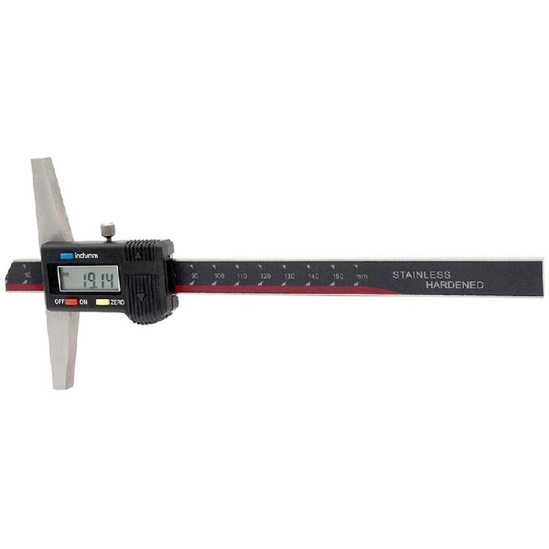 Jauge de profondeur digitale haute qualité - conversion mm/inch - 150 mm - Référence 299150_1