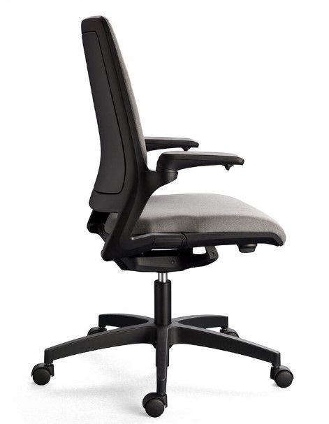 Maxo - Fauteuil de bureau ergonomique Sitis - Roulettes design noires, accoudoirs 3D, ajustable en hauteur et inclinaison_1