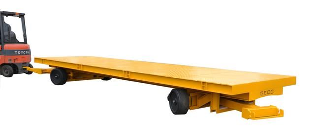 Remorque industrielle surbaissée - geco - cmu jusqu'à 12 tonnes_1