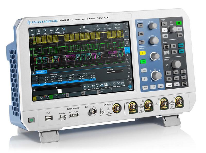 Oscilloscope numérique 4 voies RTA4K-COM4 - 1GHz - Toutes options B2410 + B1 + B6 et pack PK1 - Rohde & Schwarz_1