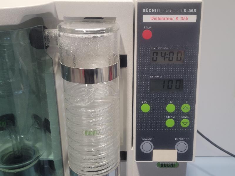 Unité de distillation Buchi K-355 Kjeldahl_1