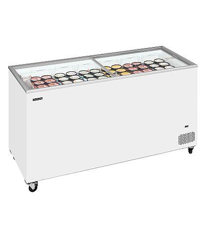 Congélateur coffre avec couvercles coulissants vitrés plats - 430 L | Tefcold - IC501SC_1