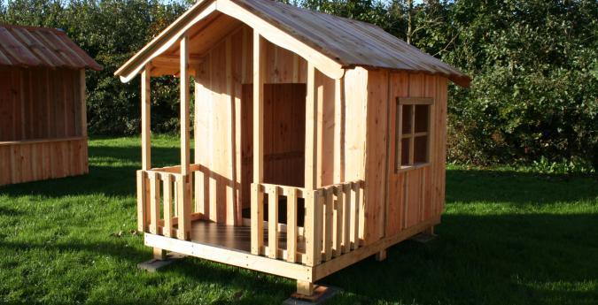 Maisonnette de jeu en robinier - Sim réf-8038428 - Hags - Pour enfants de 1 à 12 ans - Dimensions 2200x2000x1820 mm_1