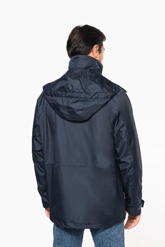 Parka 3 en 1 homme - Réf: K657 - Kariban - étanche avec coutures thermosoudées_1