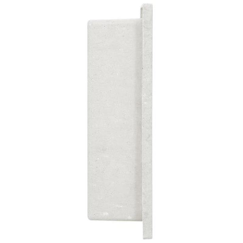 Vidaxl niche de douche blanc mat 41x36x10 cm 151390_1