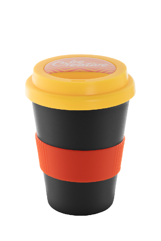 Mug thermos personnalisable - double paroi avec couvercle et poignée en silicone - 300 ml_1