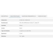 26942 - Panneau de chantier temporaire B21a2 - contourner à gauche - Ø 650 mm - PVC rigide avec sangles_1