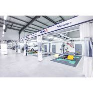 Poste de travail pour opérations de masticage et ponçage