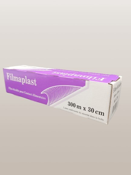BOITE DISTRIBUTRICE 1 FILM etirable ALIMENTAIRE  + lame 300mx0.30m ou 300mx0.45m_1