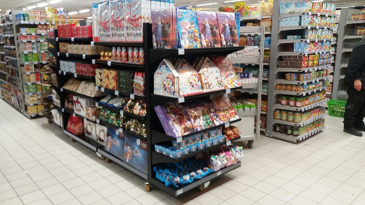 Gondoles spécifiques sur mesure - conception personnalisée avec option PLV_1