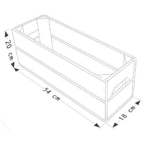 H2 - Caisses en bois Simply A Box - L18 x H20 x P54 cm - Fabriqué en France - Modulable et Personnalisable_1
