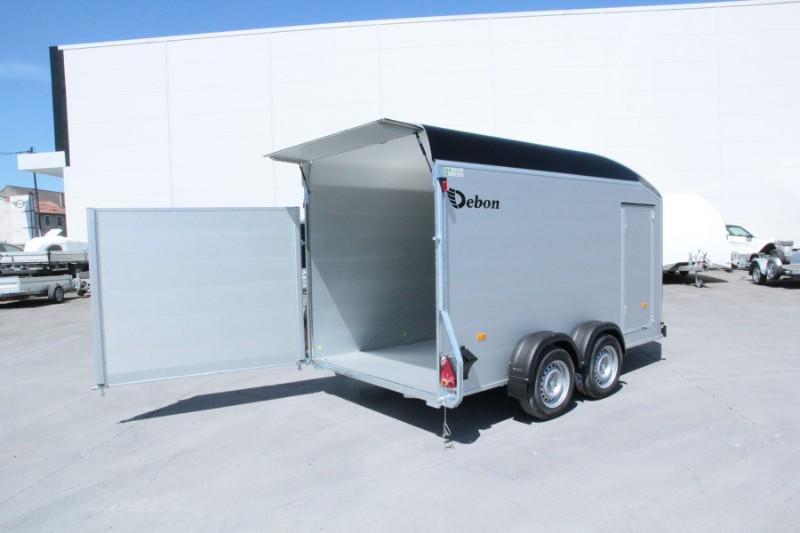 Remorque fourgon - Debon Roadster 700 - aluminium avec roues extérieures et plancher aluminium_1