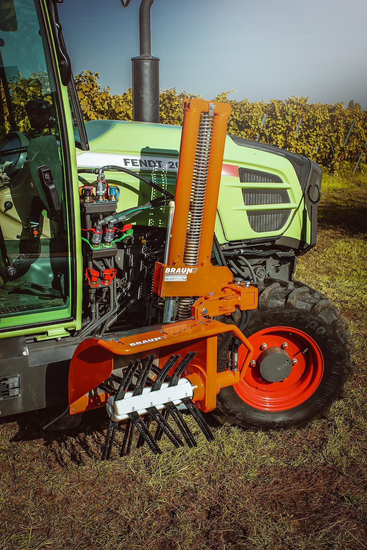 Machine Braun pour travaux de printemps dans les vignobles