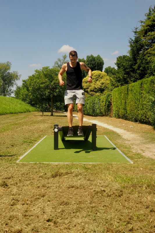 Tremplin - Parcours de santé - Proludic - JPS23-M - 2,10 m de largeur, module accessible dès 6 ans_1