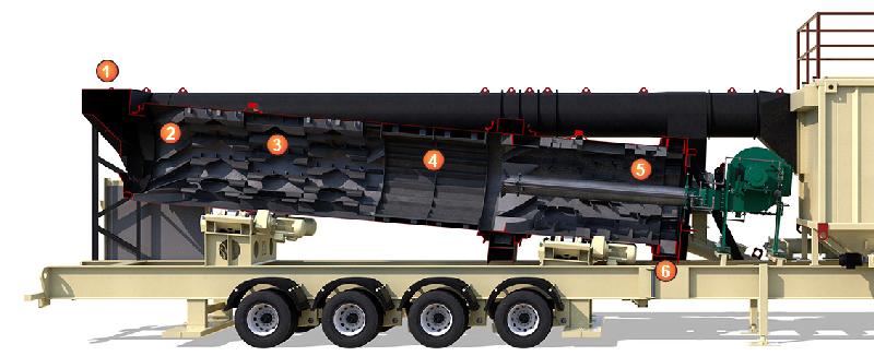 Centrales d'asphalte mobiles - Voyager 120 - compact, transportable, jusqu'à 30% de recyclés_1