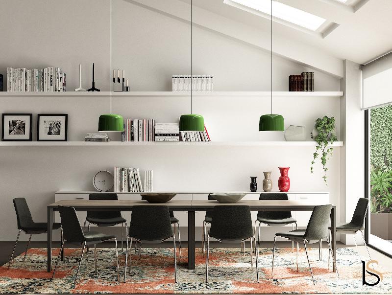 Chaise de réunion pieds métal CLUE - Offisit - Gris anthracite_1