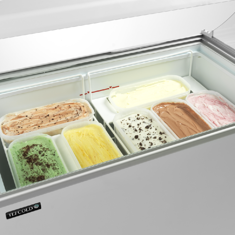 Congélateur à crème glacée avec couvercle de service - 255 L | Tefcold - IC301SCSO_1