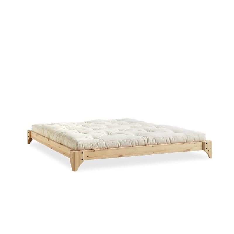 Lit futon ELAN BED en pin naturel - Couchage 180 x 200 cm - Design Steffensen & Würtz pour Karup Design_1