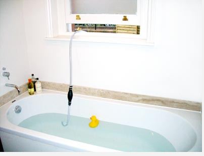 Pompe à main pour recycler l'eau - longueur totale 4m - tuyau haute qualité et raccord rapide_1