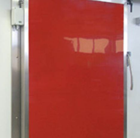 Porte de chambre froide coulissante - defi fermeture - isotherme_1