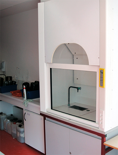 Sorbonne SafeLabe-III - Largeur 1500 mm (sans ventilateur) - Réf LV 3991503 - BIOLAB - Contrôleur de Débit d'Air et Sonde de Mesure SEAT_1