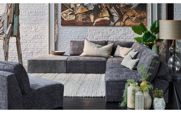 Chauffeuse d'angle 100 x 100 cm - Albi - Home Spirit - Canapé modulable fabriqué en France_1