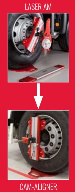 Kit de mise à jour pour géométrie des roues (camions) - am laser ref ca2011k - jge 74320_1