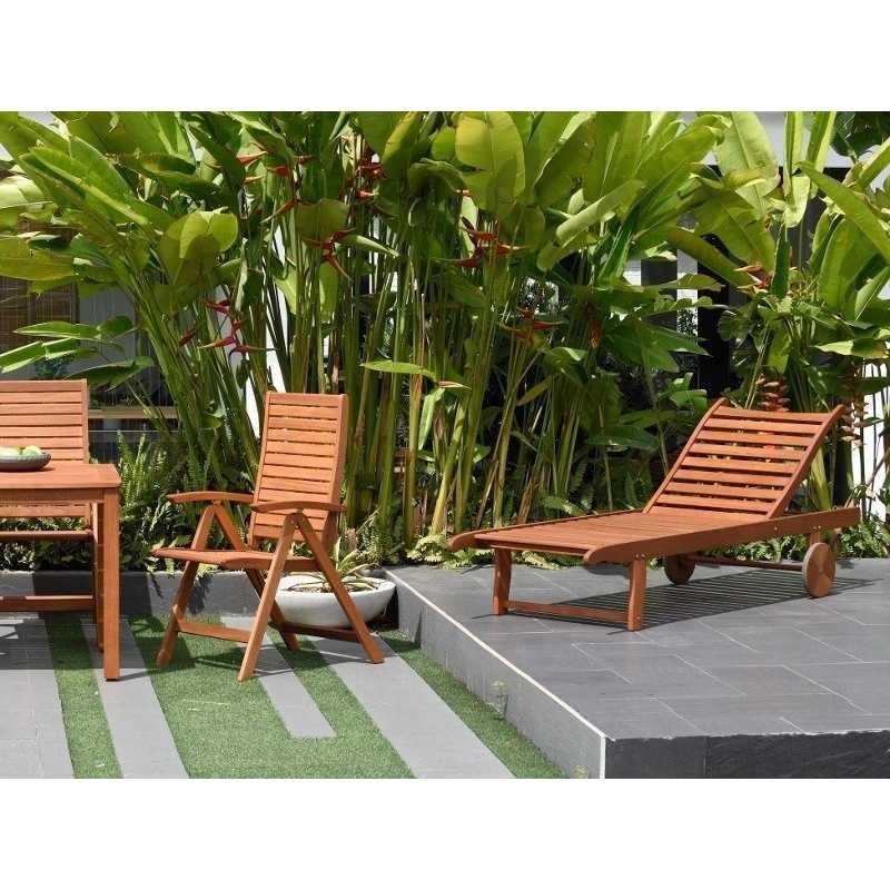 Transat de jardin orlando bois d'eucalyptus – MTF – inclinable 4 positions – 2nab2167_1