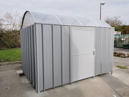 Abri vélos Vision sécurisé avec bardage - Design fonctionnel et modulable_1