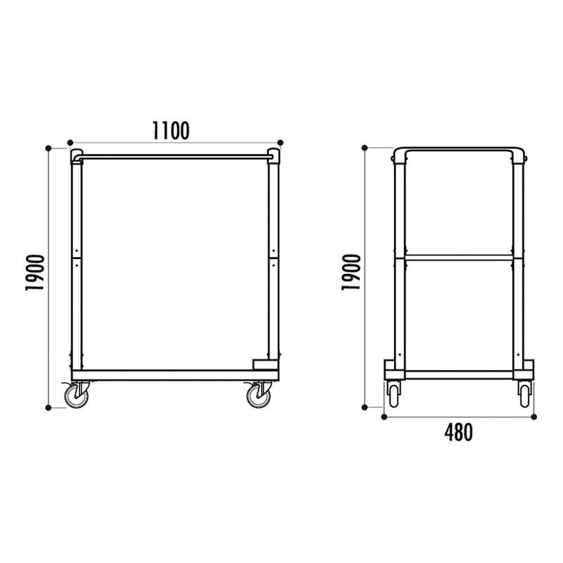 Chariot pour chaises pliantes_1