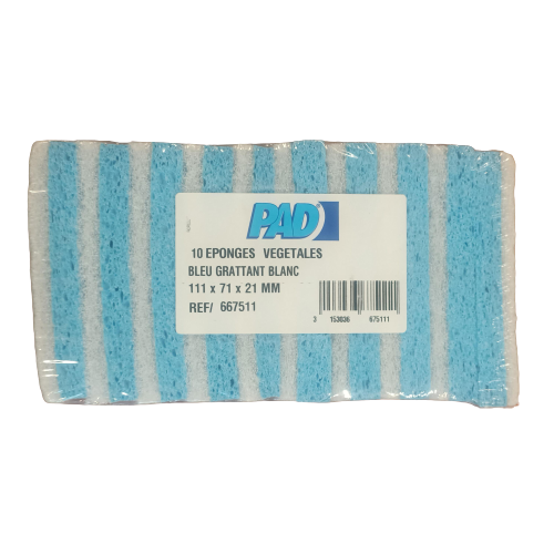 Eponge double face bleue pm 120x90x15 first (lot de 10) 667512_1