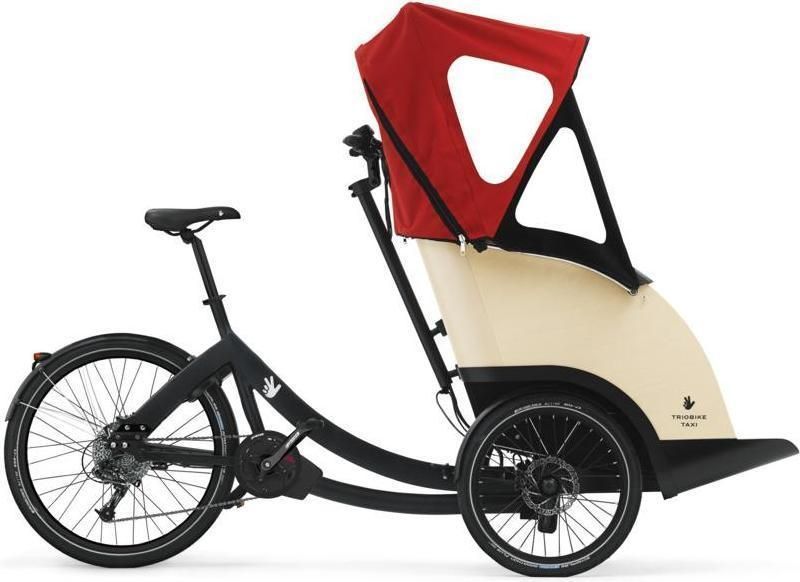 Vélo-taxi Triobike à assistance électrique - transport de 1 ou 2 personnes - Moteur Brose Drive S - Autonomie 40 km_1