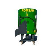 YK 20 EC - Mélangeuse agricole - Romsan - Volume 2 m³ - Puissance requise 10 hp / 7,5 kW - 1 spirale avec 5 lames_2