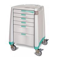 Chariot d'anesthésie Avalo ACS - Capsa Healthcare - surfaces lisses et configuration flexible_1